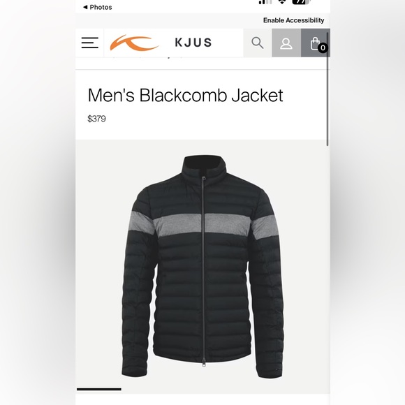 KJUS lightweight men’s puffer jacket 2023 season - Picture 5 of 5